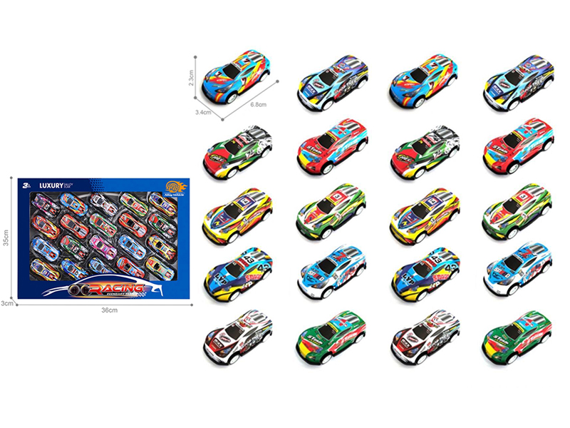 Light Alloy Pull Back Cars