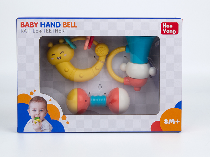 Baby Teether Rattle Set 3PCS