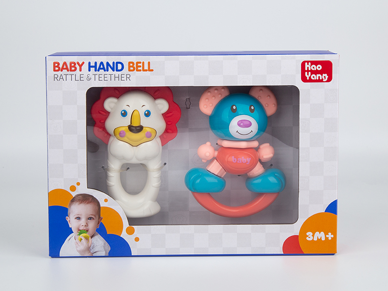 Baby Teether Rattle Set 2PCS