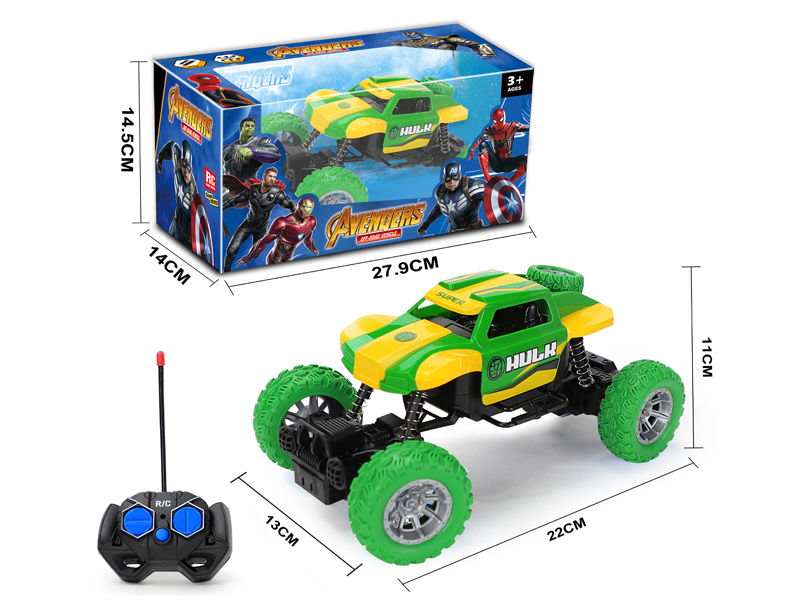 4Ch R/C The Hulk Leather Wheel Climbing Car With Light