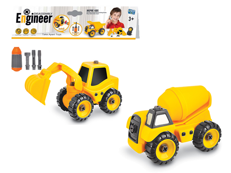 DIY Assembly Engineering Trucks(2 Cars)