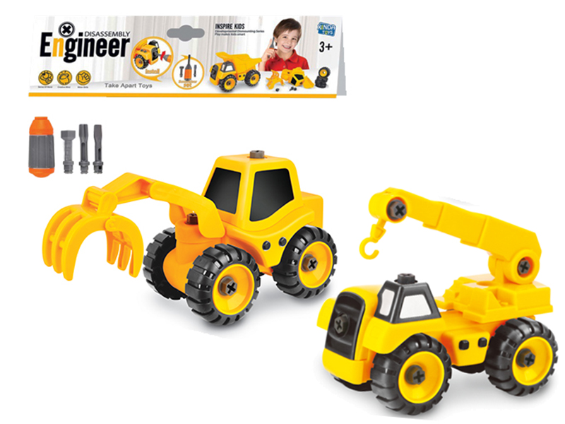 DIY Assembly Engineering Trucks(2 Cars)