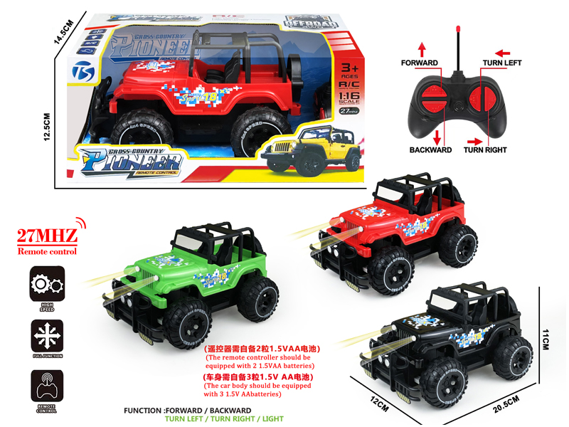 4CH R/C Wrangler Off-Road Vehicle With Light