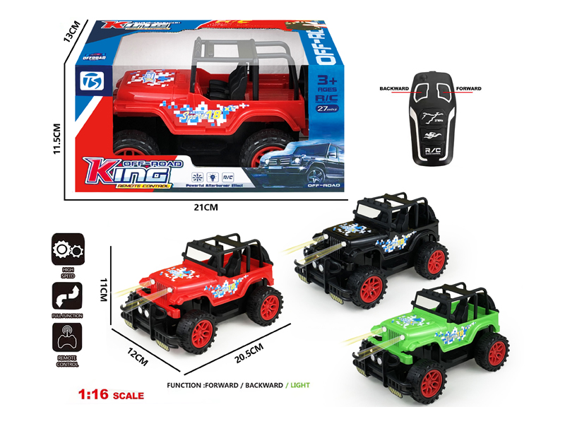 2CH R/C Wrangler Off-Road Vehicle With Light