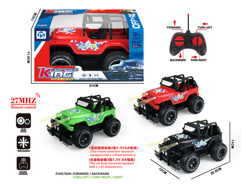 4CH R/C Wrangler Off-Road Vehicle With Light