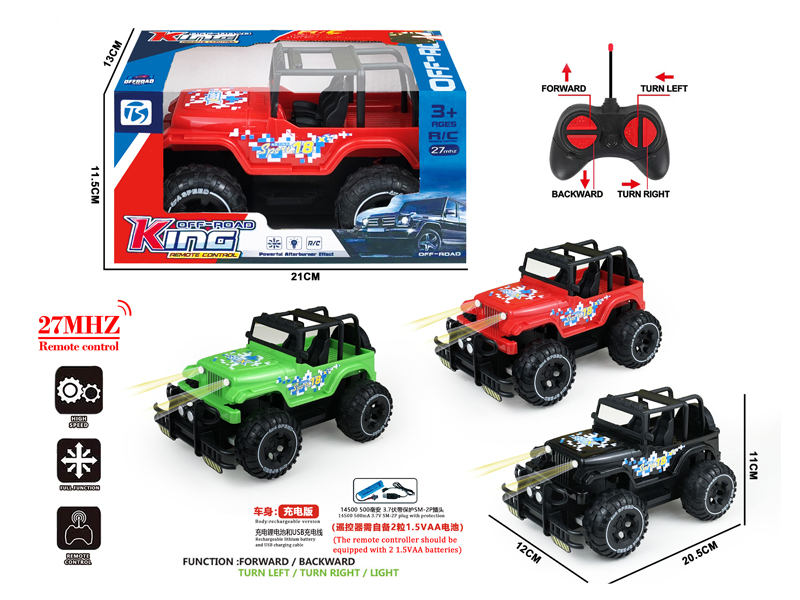 4CH R/C Wrangler Off-Road Vehicle With Light