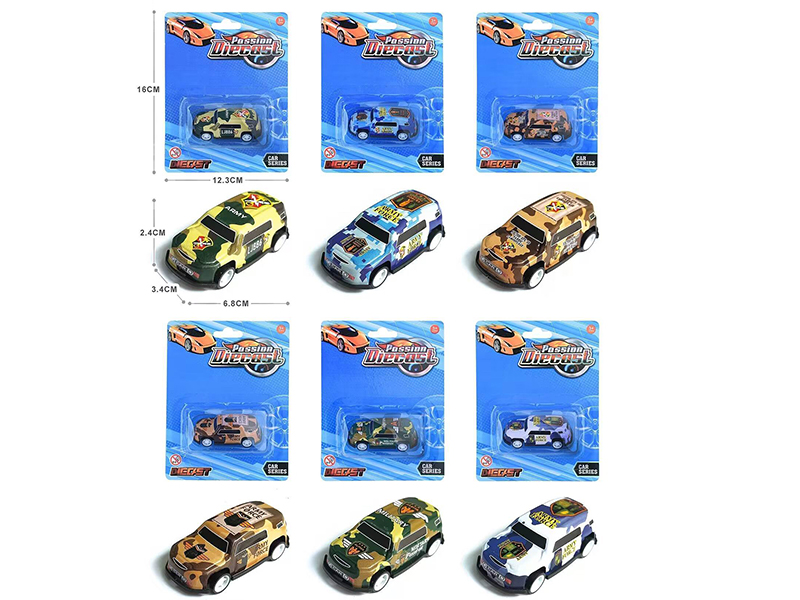 Light Alloy Pull Back Car 1pcs