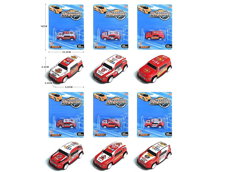 Light Alloy Pull Back Car 1pcs