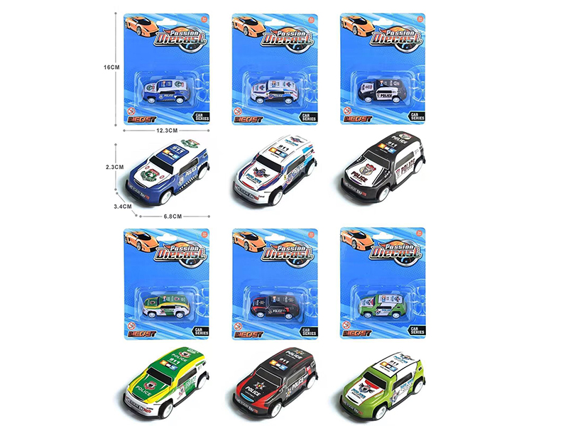 Light Alloy Pull Back Car 1pcs