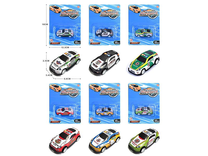 Light Alloy Pull Back Car 1pcs