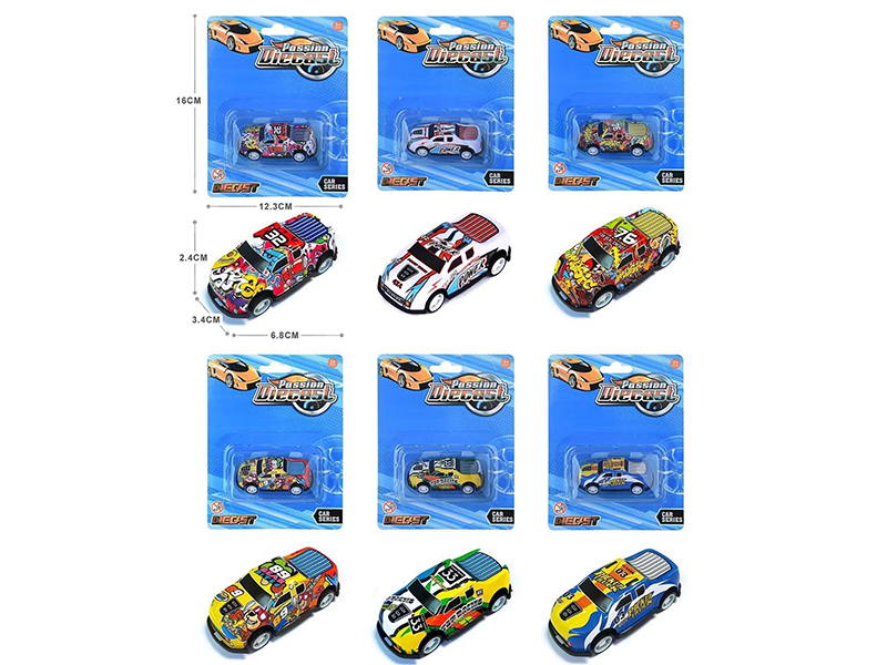 Light Alloy Pull Back Car 1pcs