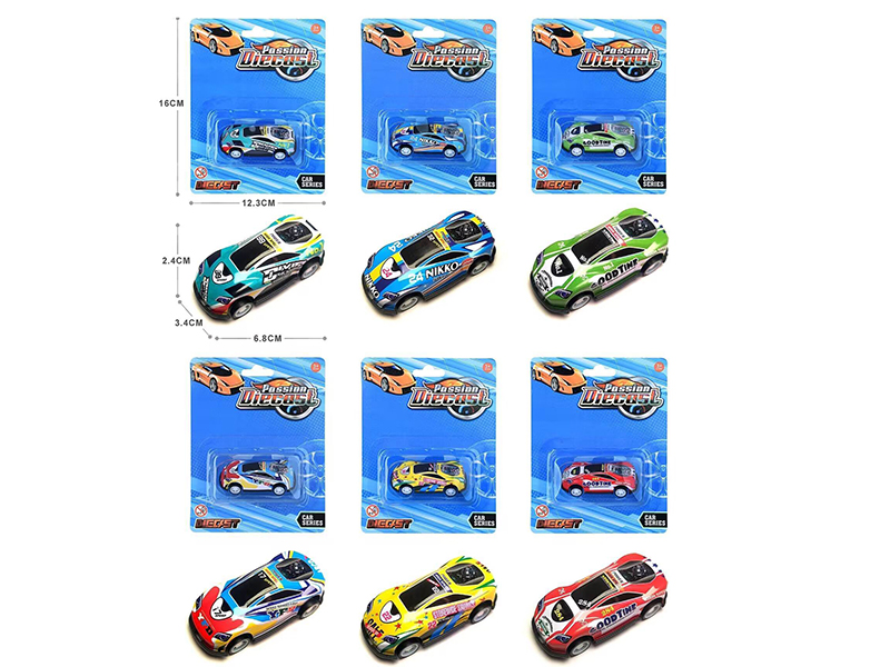 Light Alloy Pull Back Car 1pcs