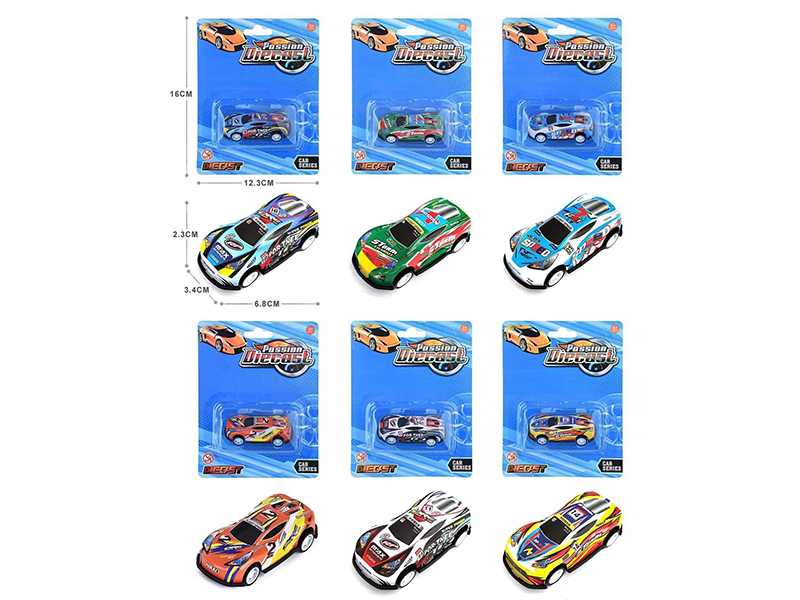 Light Alloy Pull Back Car 1pcs