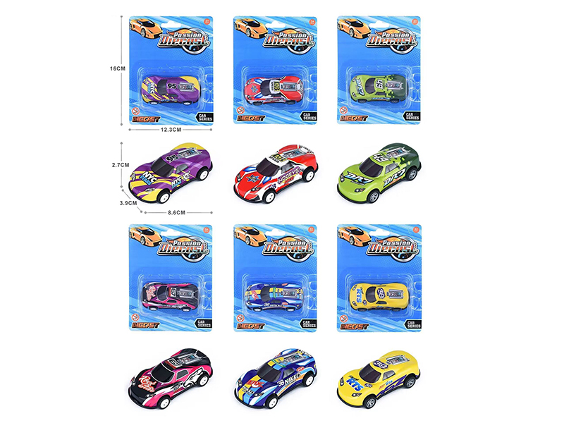 Light Alloy Pull Back Car 1pcs