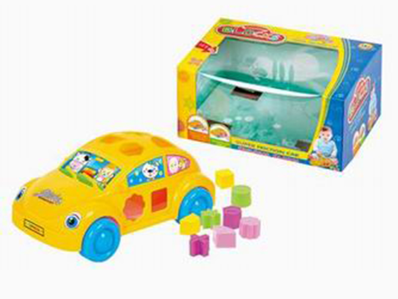 Friction Building Blocks Beetle Car 8pcs