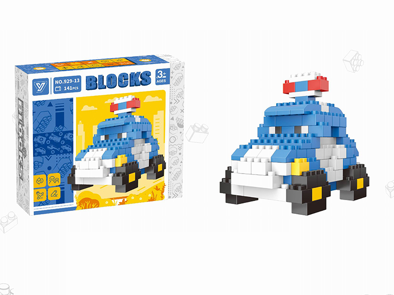 Police Car Poli Building Blocks 141pcs
