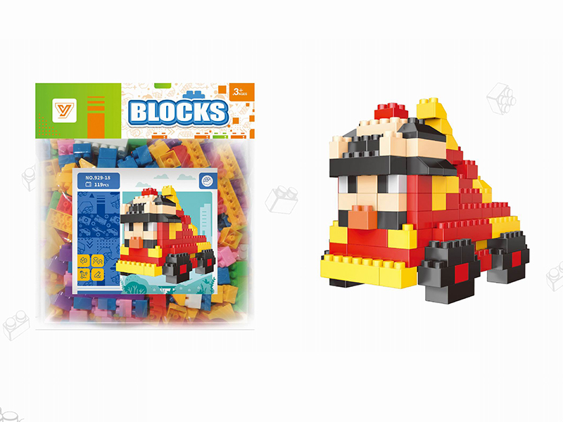 Fire Engine Roy Building Blocks 119pcs