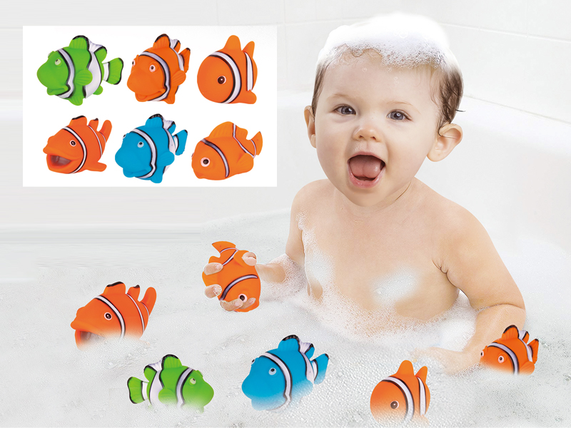 Vinyl Fish 6PCS