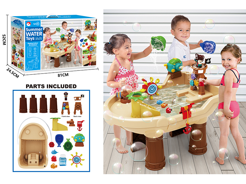 Pirate Boat Summer Water Toy Without Umbrella