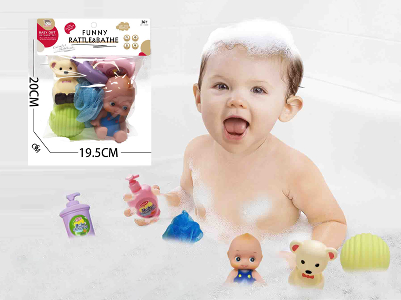 Vinyl Animal Toy With Doll