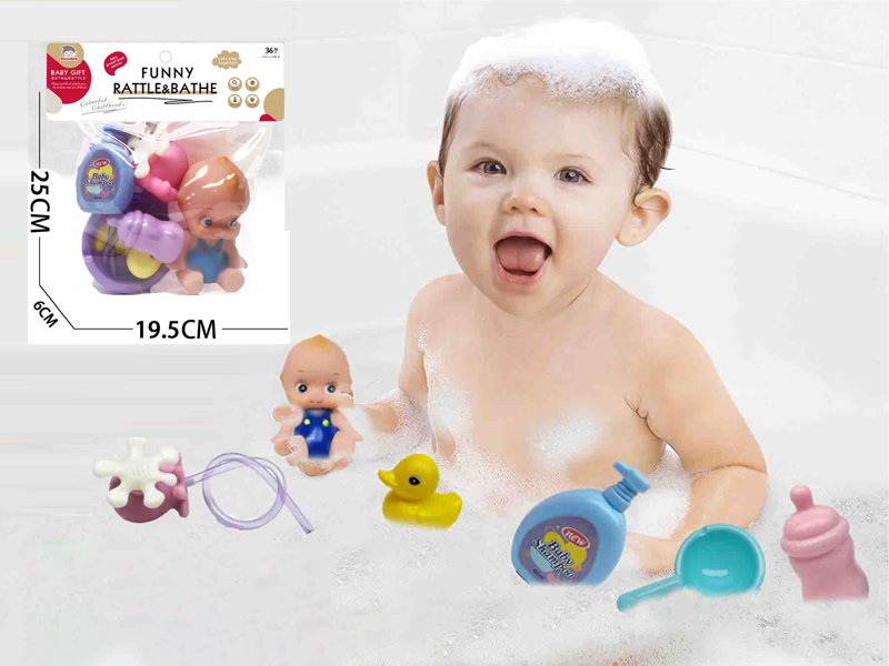 Vinyl Animal Toy With Doll