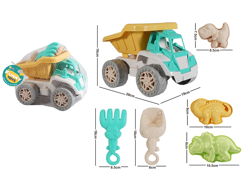 6pcs Beach Car Toys Set
