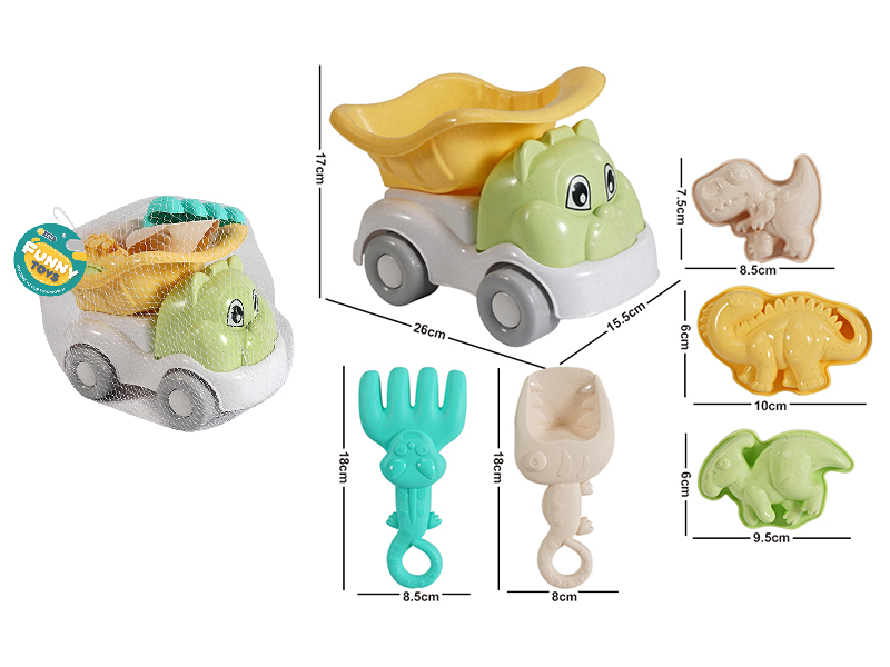 6pcs Beach Car Toys Set