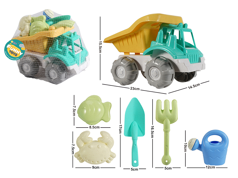 6pcs Beach Car Toys Set