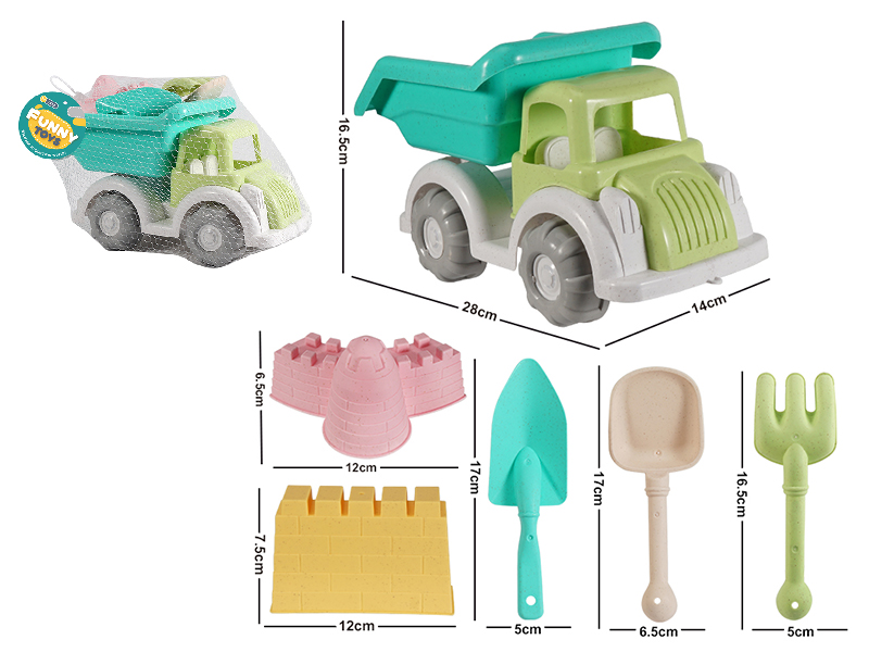 6pcs Beach Car Toys Set