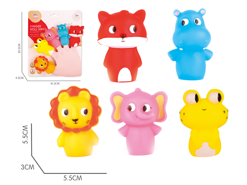 Animal Head Hand Finger Set