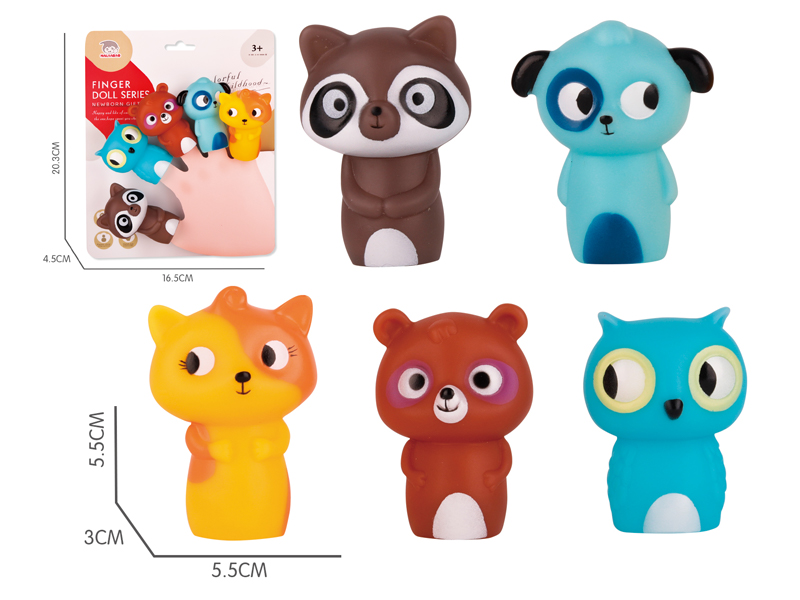 Animal Head Hand Finger Set