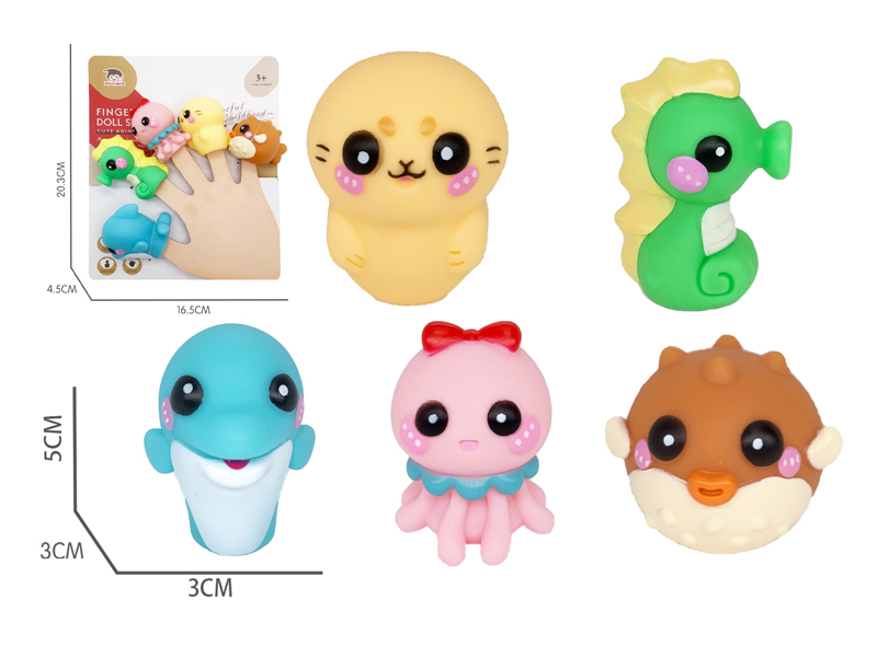 Animal Head Hand Finger Set