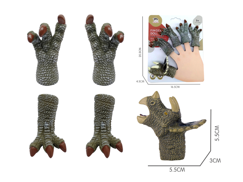 Dinosaur Feet Hand Set