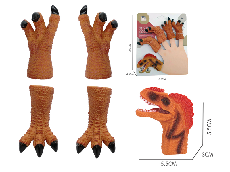Dinosaur Feet Hand Set