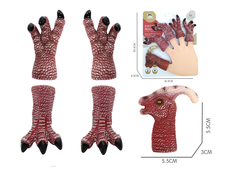 Dinosaur Feet Hand Set