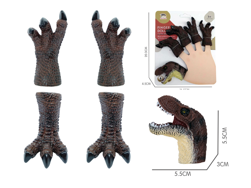 Dinosaur Feet Hand Set