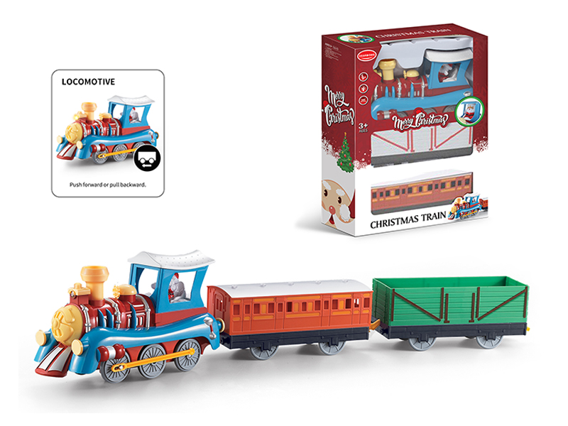 Friction Christmas Train Toy