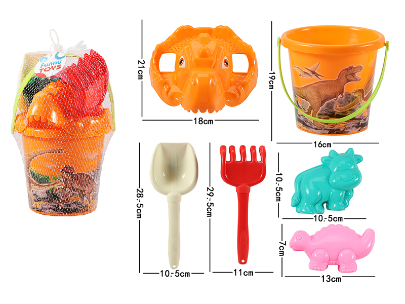 Sand Bucket Set 6pcs