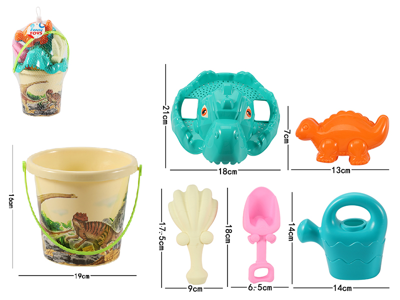 Sand Bucket Set 6pcs