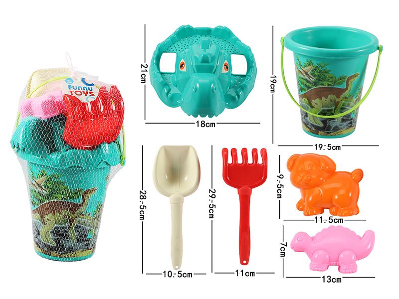 Sand Bucket Set 6pcs