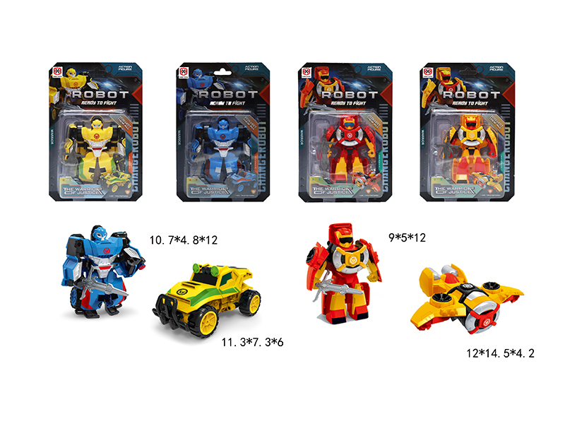 Transformable Aircraft Jeep Robot