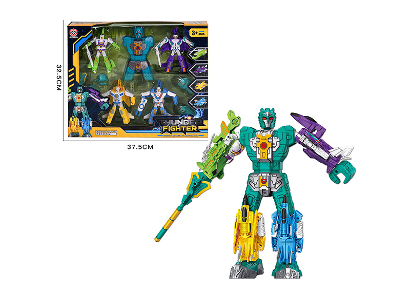 5 In 1 Aircraft Transformable Robot