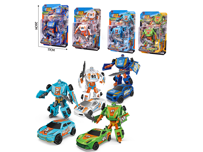 Luxury Car Transformable Robot