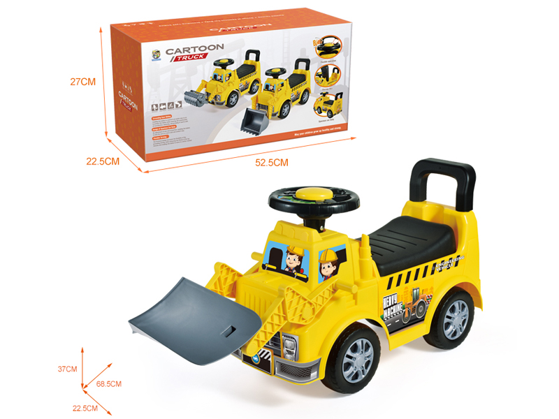 Cartoon Scooter Snow Shovel With Bb Whistle Steering Wheel