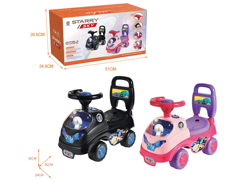 Astro Cartoon Stroller With Bb Whistle Steering Wheel