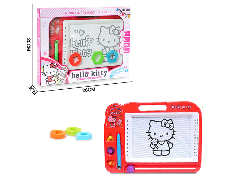 Single Color KT Cat Drawing Board Toy