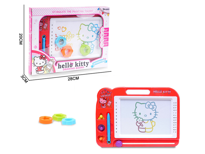 Full-Colour KT Cat Drawing Board Toy