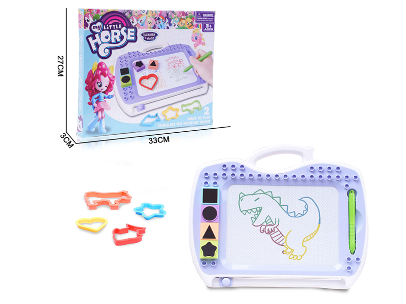 Full-Colour Little PonyBuilding Block Drawing Board Toy