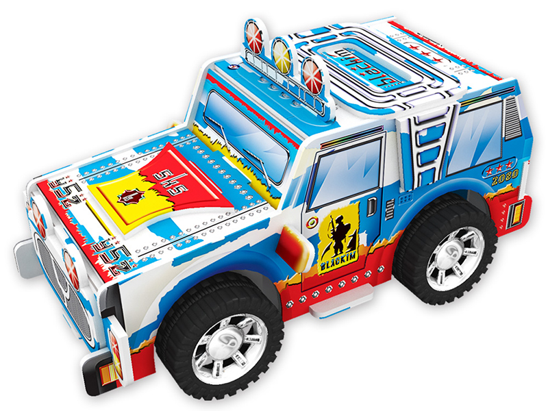 Pull Back Hummer 3D Puzzle