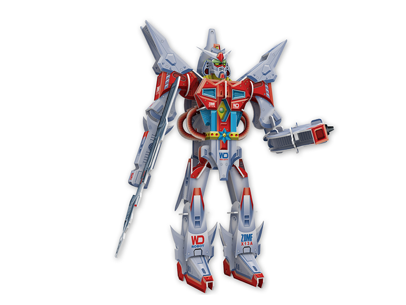 Mobile Fighter Robot 3D Puzzle